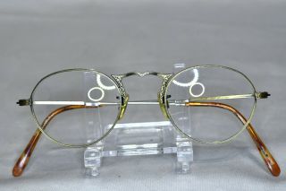 Oliver Peoples Op - 7 Eyeglass Frame,  Antique Gold,  W - Clip On Sunglass,  46 - 22