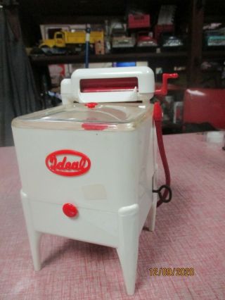 Vintage Ideal Toy Washing Machine 1950s Wind Up Toy