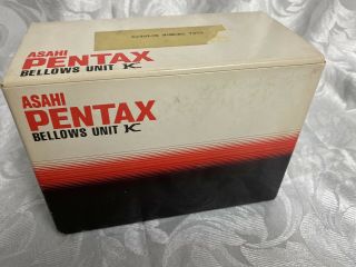 Vintage Asahi Pentax Bellows Unit For 35mm Camera