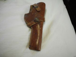 Vintage Brauer Bros.  Mfg.  Co St.  Louis Mo,  Brown Leather Holster H32 R