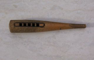 1927 Nyy World Series Give Away Babe Ruth Mini Harmonica Wood Bat As - Is