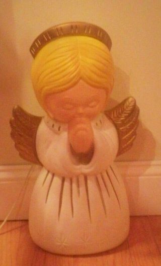 Vintage Angel Christmas Blow Mold Grand Venture 18 " 1999