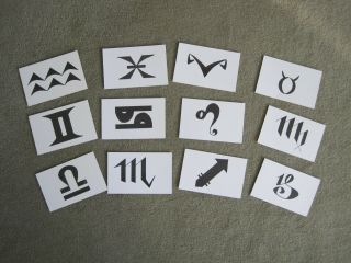 The Sign Of Twelve - Zodiac/horoscope - De Courcy - Supreme Magic - Vintage Magic Trick