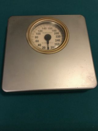 Vintage Health O Meter Bathroom Scales 300 Lb Large Oversized Dial Retro Metal