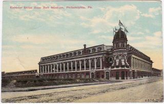 1909 Shibe Park Postcard (philadelphia Athletics & Philadelphia Phillies)