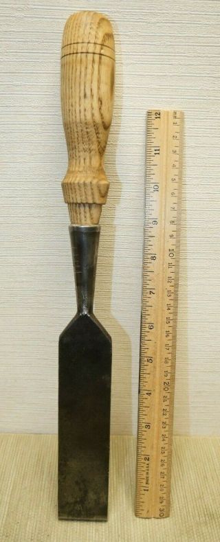 Old Woodworking Tools Vintage T.  H.  Witherby 1½ " Firmer Socket Chisel