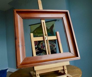 Vintage Solid Wood Picture Frame 11.  25 " X 10 " Rebate Cherrywood Maple Ash