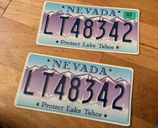 Nevada License Plates (protect Lake Tahoe)