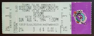 1994 Skydome Toronto World Basketball Championship Game Ticket
