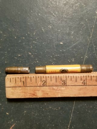 Vintage 1937 John Deere Bullet Pencil,  Gage County Implement,  Beatrice, .