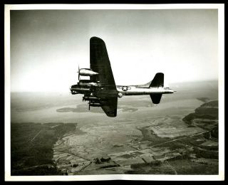 Vintage B&w Aircraft Photo Us Air Force Bomber | Us Air Force Boeing Photo 1955