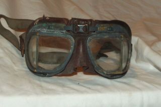 Vintage Classic Motorcycle Car Stadium Googles Made In England