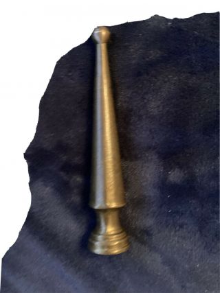 Vintage Brass Lamp Finial 4 1/2 Inches High