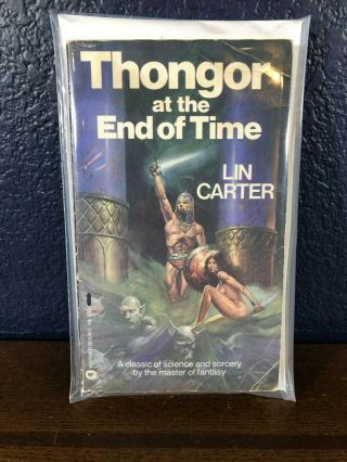 Lin Carter Thongor At The End Of Time Paperback Pb Vintage Sword & Sorcery Novel