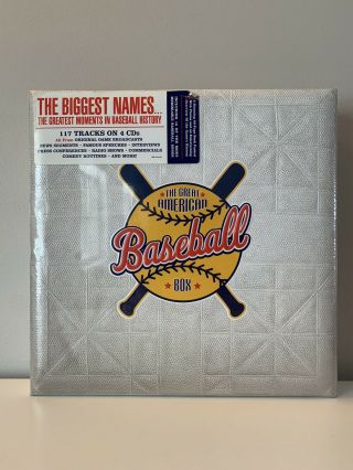 The Great American Baseball Box Mlb 4 Disc Cd Set