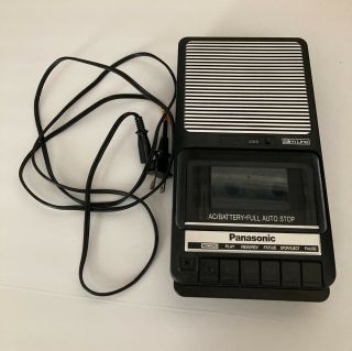 Vintage Panasonic Rq - 2102 Slimline Portable Cassette Tape Player/recorder,  & Cord