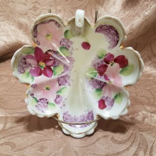 Vintage Porcelain Hand Painted Candy/console Dish