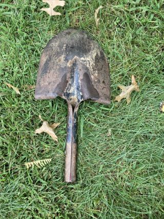 Vintage Union Tools Razor - Back Rustic Rusty Steel Shovel No Handle Crafts Decor 2