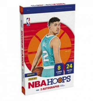 2020 - 21 Panini Nba Hoops One Pack (1) From Factory Hobby Box