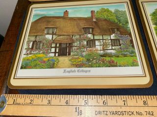 Vintage Pimpernel Placemats - English Cottages - Set of 6 Square Shape 3