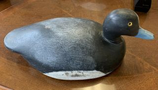 Vintage Wood Duck Decoy “ken Harris”