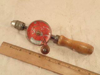 Vintage Small Eggbeater Hand Crank Drill,  Made In Usa