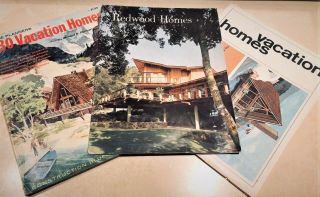 Two,  Vintage 60s Home Planners 130 Vacation Homes (1967) & Redwood Homes (1962)