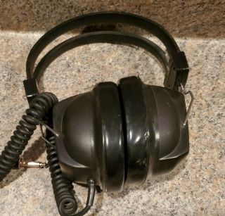 Vintage Whites Metal Detector Headphones For Treasure Hunting (c2)