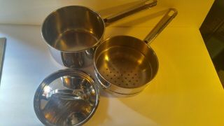 Vintage Royalty Tools Of The Trade Stainless Steel Steamer