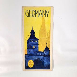 1930s Germany Vintage Travel Brochure German Great Cover Graphics Rdv Trip