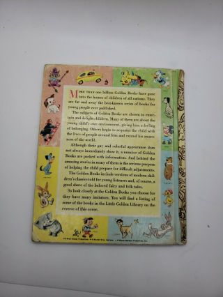 Vintage 1948 Walt Disney ' s The Three Little Pigs - A Little Golden Book 3