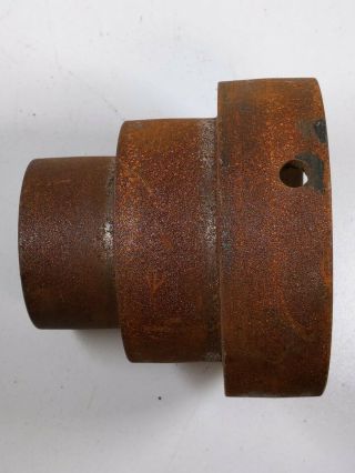 Antique Vtg Machinist Metal Lathe Drill Press Flat Belt 4 " 3 - Step Pulley 1/2 "