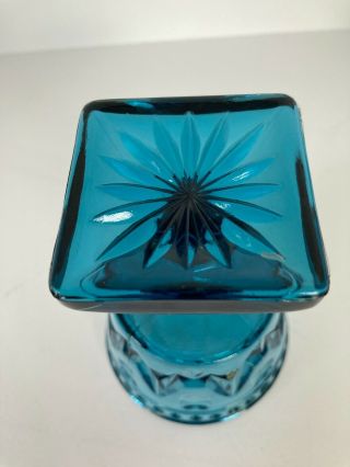 Vintage Indiana Glass Blue Colony Park Lane pattern Pressed glass Price Per Ea. 3