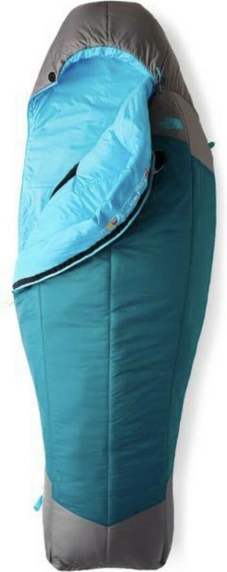 The North Face Cats Meow 20f - 7c Synthetic Fill Sleeping Bag Mummy Sz Regular
