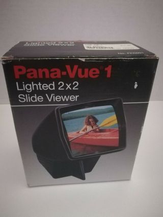 Vintage Gaf Pana - Vue Automatic 2x2 Lighted Slide Viewer Test And