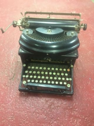 Black Antique Remington Noiseless 6 Typewriter