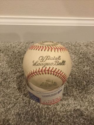 Vintage Greene Sporting Goods Official League Baseball Ball Newark Jersey 3