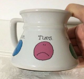 Vintage 1980’s “TGIF ” Travel/Car Coffee Tea Mug 3