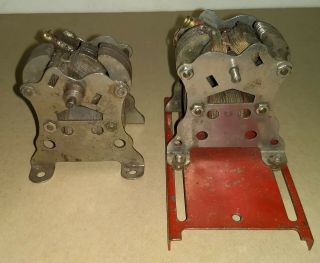 2 Vintage Antique Erector Set Electric Motors Erector Set