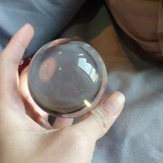 Real Clear Naga Eye Ball Gem Crystal Thai Amulet Miracle Holy Stone 3