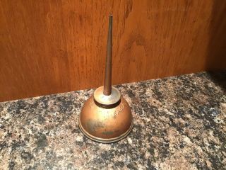 Vintage - - Eagle Thumb Pump Oil Can Oiler - - Made In Usa