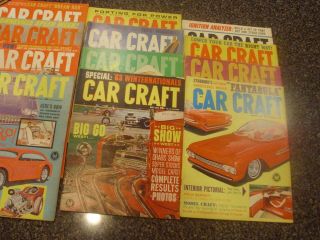 12 Vintage Car Craft Magazines - 1963 - Complete Year - Vg Cond.