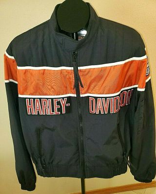 Harley Davidson Nylon Racing Jacket,  Motorcycle,  Large
