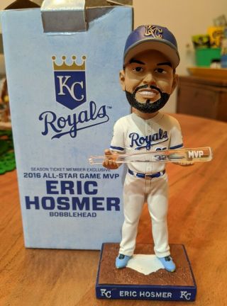 Eric Hosmer Bobblehead Kansas City Royals Season Ticket Holder 2016 All Star Mvp
