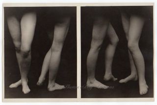 Legs Nude Model Plate 9 Albert Arthur Allen Vintage Orig Photo 7x11 W.  Ink Stamp