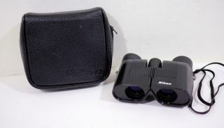 Vtg Nikon 7 X 20 7.  1 Compact Travel Binoculars W/ Storage Case Made In Japan