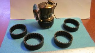 Carbide Lamp; Parts: Repair,  Replace,  Vintage Justrite Air Cooled Grip