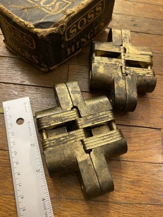 Vintage Soss Invisible Hinges 2
