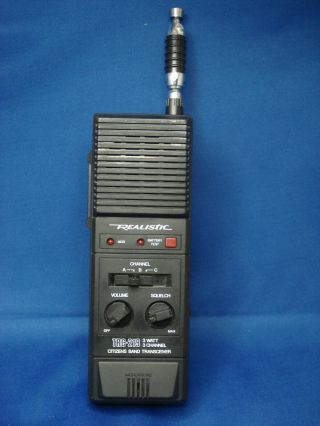 Vintage Realistic Trc - 219 Cb Radio Walkie Talkie - Good