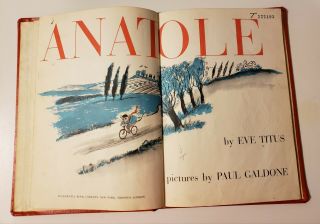 Anatole by Eve Titus - VINTAGE 1956 HC 3
